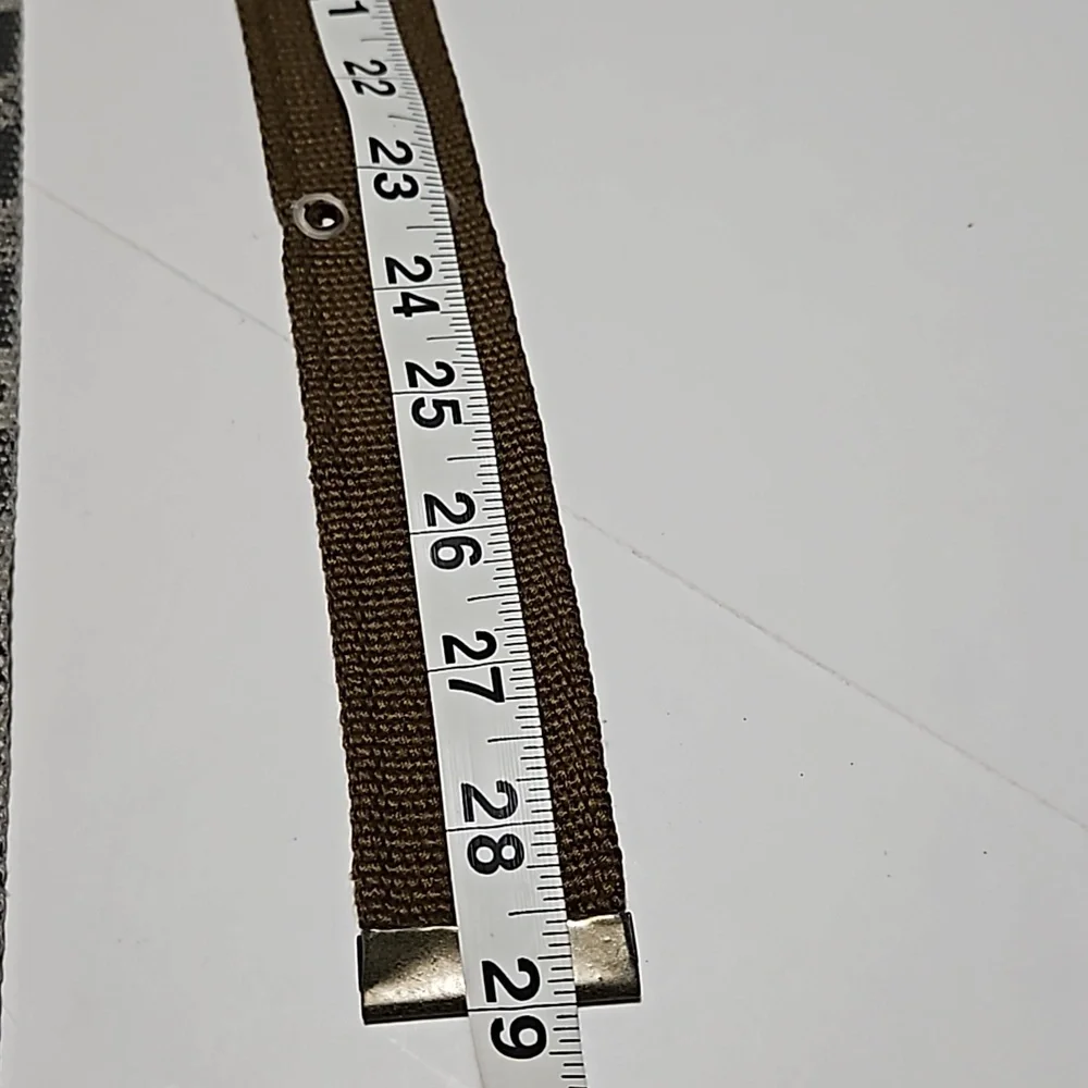 Boy's Adjustable Belts Strong Cloth Tweed Brown & Army Green Size 6/8 #B-40